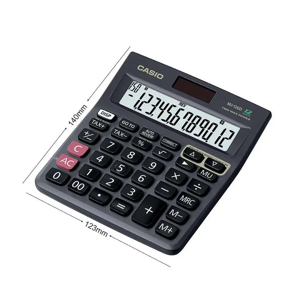 Casio MJ-120D 150 Steps Check and Correct Desktop Calculator with Tax Keys2.webp