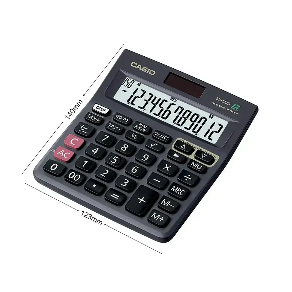 Casio MJ-120D 150 Steps Check and Correct Desktop Calculator with Tax Keys2.webp
