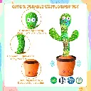 Storio Rechargeable Toys Talking Cactus Baby Toys for Kids Dancing Cactus Toys Can Sing Wriggle & Singing Recording Repeat What You Say Funny Education Toys for Children Playing Home Decor for Kids5.webp
