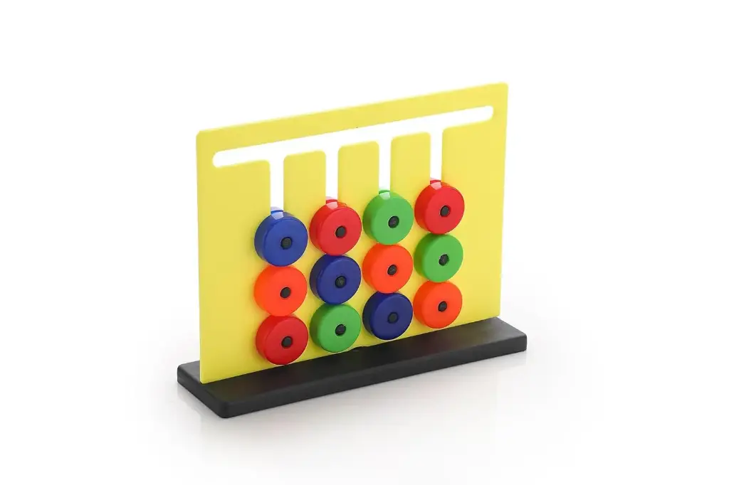 ZUDO TOYS Learning Colour And Pattern Matching Montessori Slide Puzzle Game For Kids, Multicolor1.webp