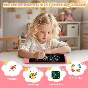 EooCoo Doodle Board Toddler,2 Pack 10 Inch LCD Writing Tablet, Drawing Board,Electronic Drawing Tablet Pad for Girls Boy,Educational Learning Travel Games for 3-8 Years Old Kids Birthday-Blue+Pink1.webp