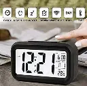 AERYS Digital Alarm Clock with Automatic Sensor, Date and Temperature Display, Compact Desk Table Clock for Students, Home, Office, Bedroom, Living Room,Home Decor, Corporate Use (Black Digital)5.webp