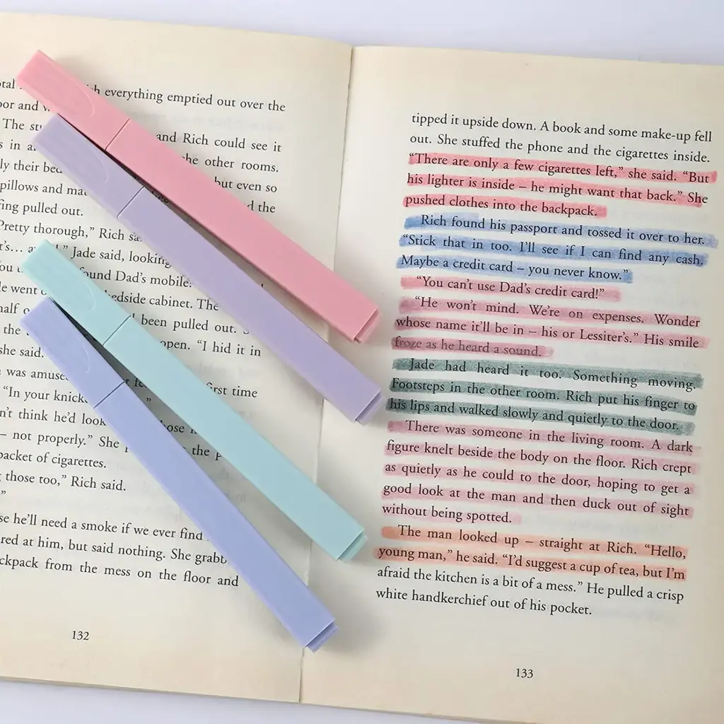 Shuttle Art 6 Pcs Aesthetic Cute Highlighters Bible Highlighters5.webp