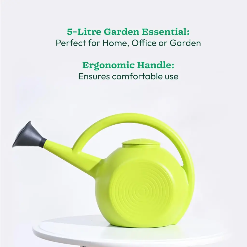 Ugaoo 5 Litre Large Plant Watering Can for Garden-Green2.webp