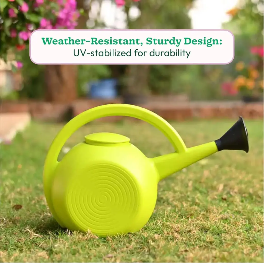 Ugaoo 5 Litre Large Plant Watering Can for Garden-Green4.webp