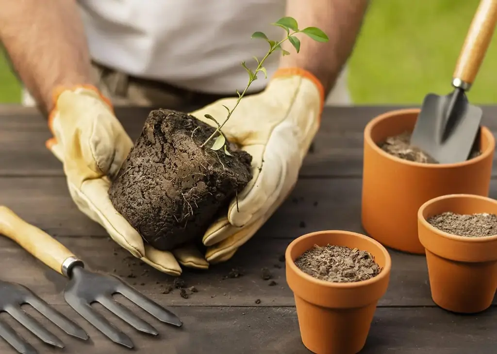 Oblivion Gardening Tool Set 4 Pcs β Pruner Shears, Hand Cultivator, Trowel & Fork with Wooden Handle for Planting, Weeding, Pruning & Soil Maintenance, Farming Equipment & Essential Garden Kit4.webp