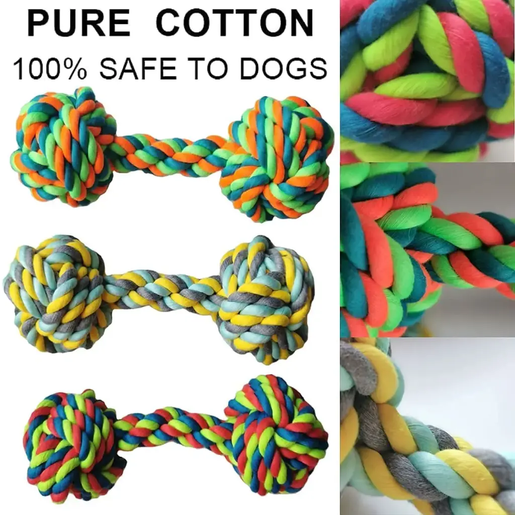 Agirav Tail Dog Toys + Dog Chew Toys + Puppy Teething Toys + Rope Toys + Dog Toys for Small to Medium Dog Toys + Dog Toy Pack(Pack of 5)4.webp