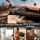 Yootech 360° Vaccum Magnetic Phones Holder, Magnetic Car Phone Mount, Hands-Free Suction Cup Phones Holder for Car_Gym_Mirror_Shower, Car Mount Compatible with All Mobile (Extended)2.webp