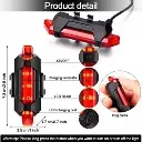 Gadget Deals 2-in-1 Rechargeable Cycle Light and Horn with Cycle Tail Light LED Cycle Light for Bicycle Front Rear Light Combo _ Cycle Lights for Bicycle2.webp