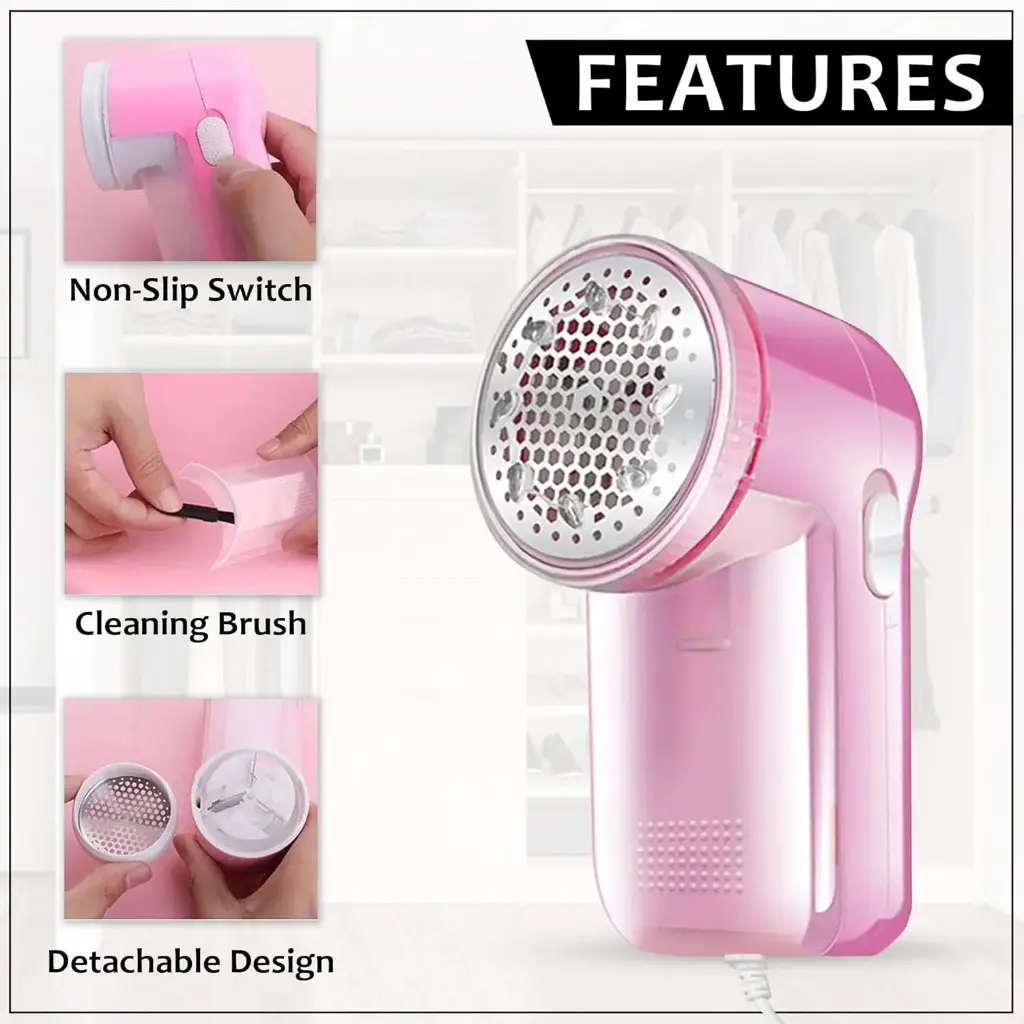 GLUN® Lint Remover for Clothes Fuzz Remover for All Woolen Clothes, Lint Remover for Clothes, Sweaters, Blankets Pack of 1, Plastic4.webp