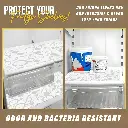 Kuber Industries Multipurpose Refrigerator Drawer Mat_Circle Design & Water Proof PVC Material_Size-48 cm x 33 cm,Pack of 6 (White), Polyvinyl Chloride4.webp