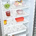 Kuber Industries Multipurpose Refrigerator Drawer Mat_Circle Design & Water Proof PVC Material_Size-48 cm x 33 cm,Pack of 6 (White), Polyvinyl Chloride6.webp