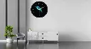 PR Craft Analog 25 cm X 25 cm Wall Clock  (Black, With Glass, Standard)-2.webp.jpg
