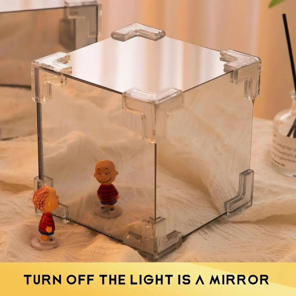 Dykidrah DIY Tulip Cube Mirror Lamp, 30 Flowers LED Decorative Lamp, 2 in 1 Mirror Night Lamp  (12 cm, Multicolor)-2.webp.jpg