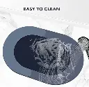 Kintota Rubber Bathroom, Oval Door Mat, Floor, Bath Mat, Carpet _ Non Slip Mat for Bathroom Cushion, Super Absorbent Soft Carpet, Quick Dry Dirt Barrier for Home, Office, (40X60Cm), Multicolour8.webp