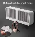 K.B. SALES Plastic Innovative No-Drilling Wall Mounted Soap Box With Lid-Double Grids Soap Draining Rack For Bathroom,Toilet,Laundry-Creative Soap Holder With Drain Tray,Self-Adhesive Design (White)5.webp