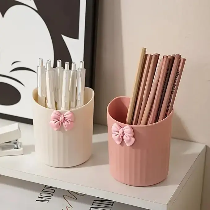 THE SR BRAND Wall Mounta Esthetic Cosmetics Makeup Organizer _ Modern Plastic Cosmetic Storage_ Lightweight Bathroom Accessory Holder for Brushes, Tubes (Multi Color)(PACK OF 2), Multicolor2.webp
