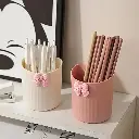 THE SR BRAND Wall Mounta Esthetic Cosmetics Makeup Organizer _ Modern Plastic Cosmetic Storage_ Lightweight Bathroom Accessory Holder for Brushes, Tubes (Multi Color)(PACK OF 2), Multicolor2.webp