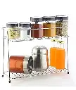 Cri8Hub Tabletop Spice Rack For Your Kitchen_Countertop Spice s And Masala Rack 2 -Tiered Shelf And 2 Layer Stainless Steel And Special Countertop Spice Rack5.webp