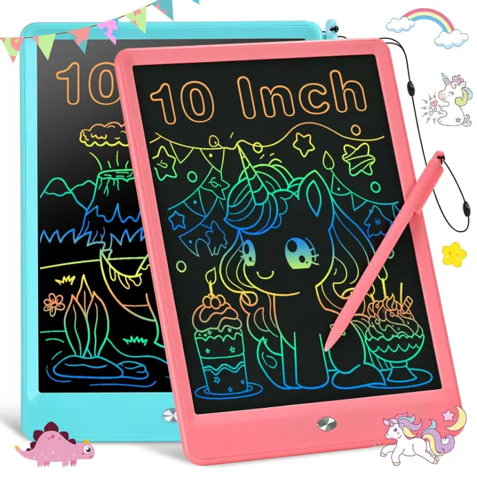 LCD Writing Tablet for Kids – 10 Inch Doodle Board & Electronic Drawing Pad for Boys and Girls | Educational Learning