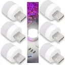 Cute Light 6 Mini USB LED – Portable White LED Night Light for Camping and Outdoor Use