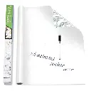 Whiteboard Sticker for Kids, Home, School & Office, Self-Adhesive Removable, Waterproof White Board Sticker Perfect for Writing & Drawing on Smooth Surfaces