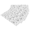 Multipurpose Refrigerator Drawer Mats – Waterproof PVC, Circle Design | 48×33 cm, Pack of 6 (White)