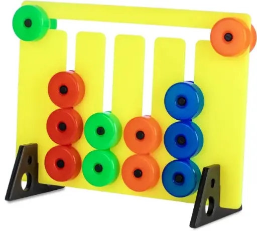 [DUSTPAN001] Learning Colour And Pattern Matching Montessori Slide Puzzle Game